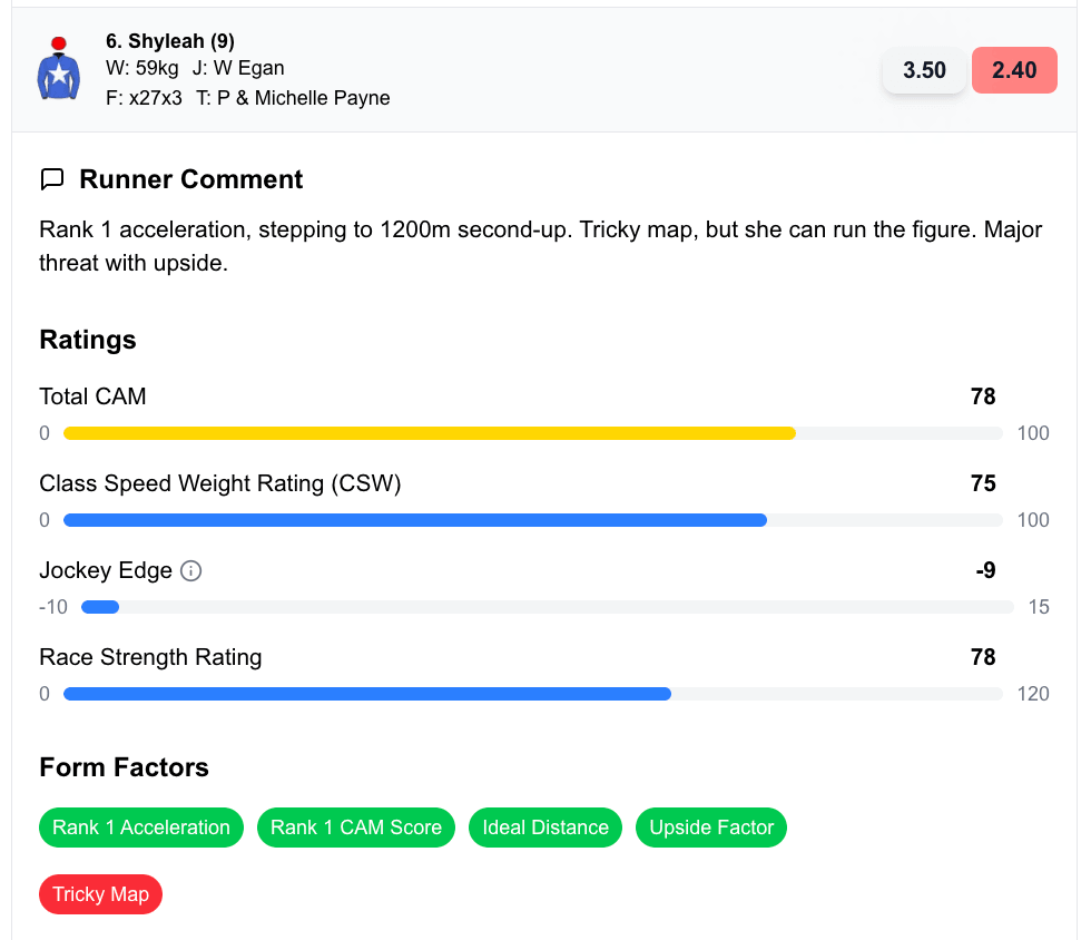 Runner Comments