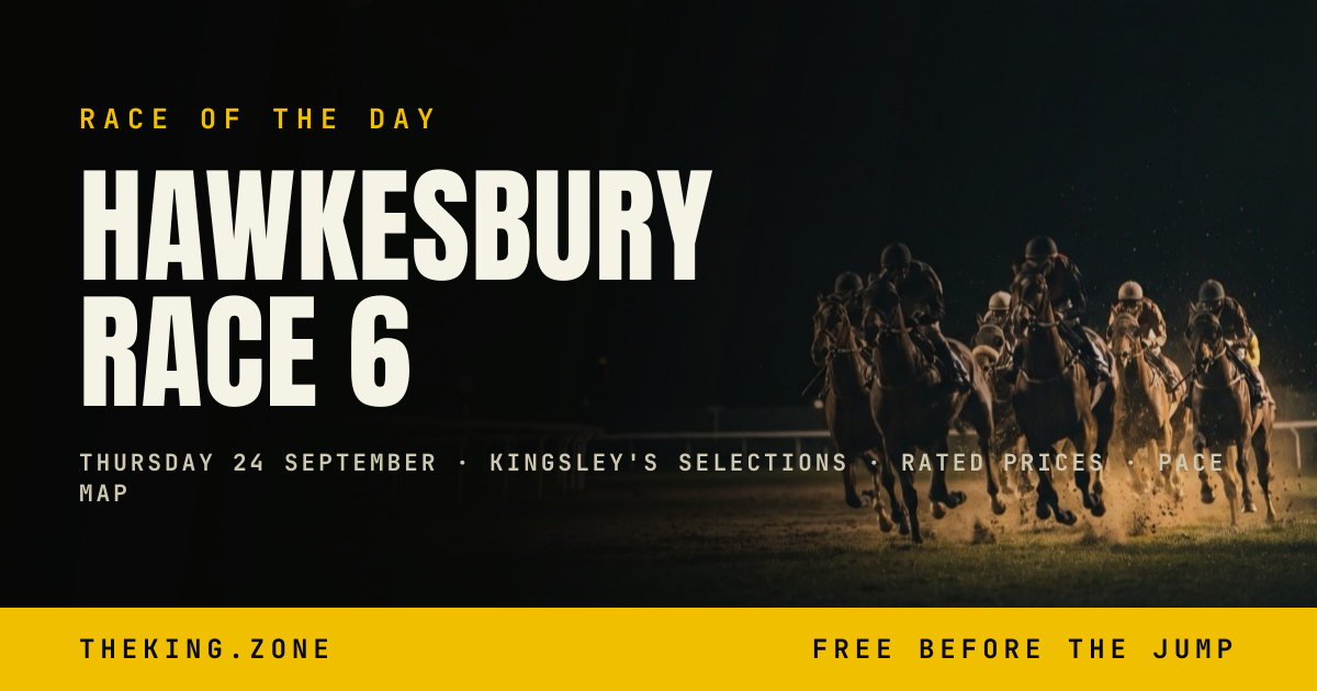 Hawkesbury Race 6 Preview: Rated Prices, Tips And Pace Map