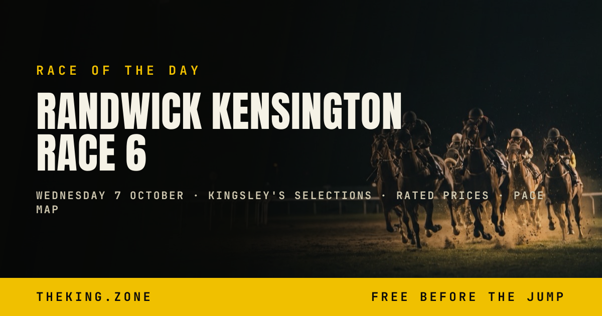 Randwick-Kensington Race 6 Preview, Tips And Rated Prices