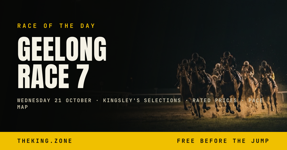 Geelong Race 7 Preview: Fast Tempo And Kingsley's Rated Prices