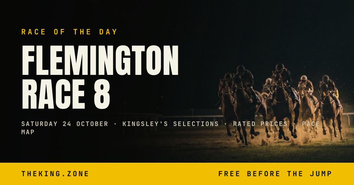 Flemington Race 8 Preview: Fast Tempo, Rated Prices, Tips