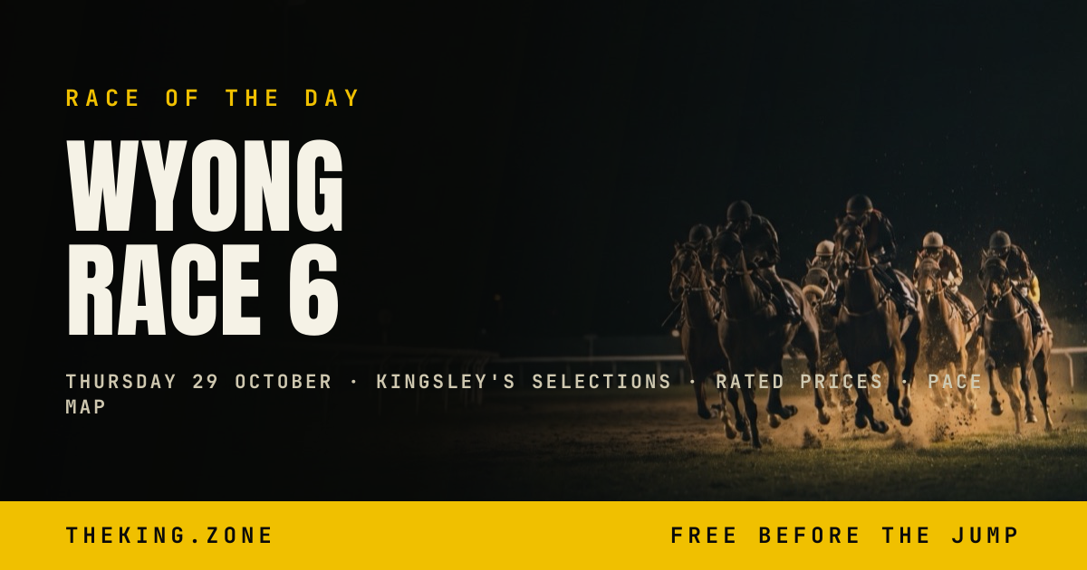 Wyong Race 6 Preview: Rated Prices, Tips And The Pace Map